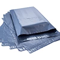 Bolsa grande de plástico de tamaño grande (43 x 60 cm)- color gris